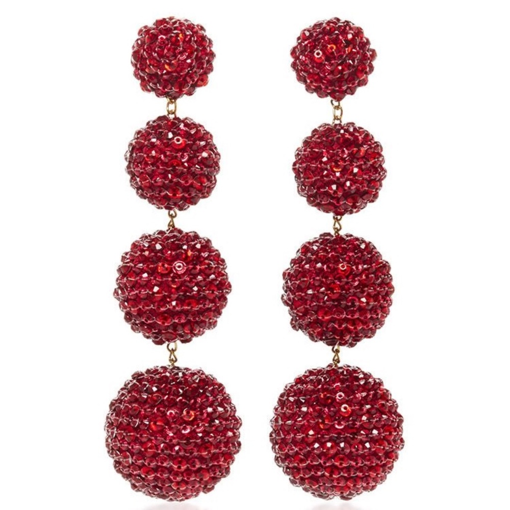 Rebecca De Ravenel Les Bonbons Ruby Slipper Earrings